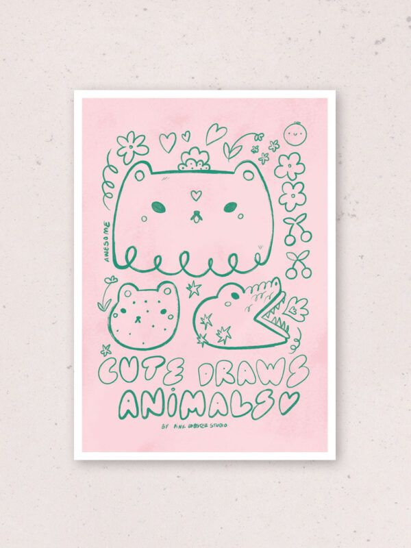 Lámina de Pared Cute Draws