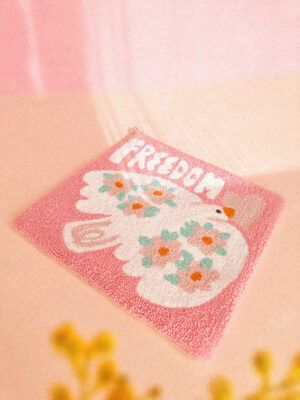 funda-de-cojin-punch-needle-pink-freedom_1 Funda de Cojín Punch Needle Pink Freedom