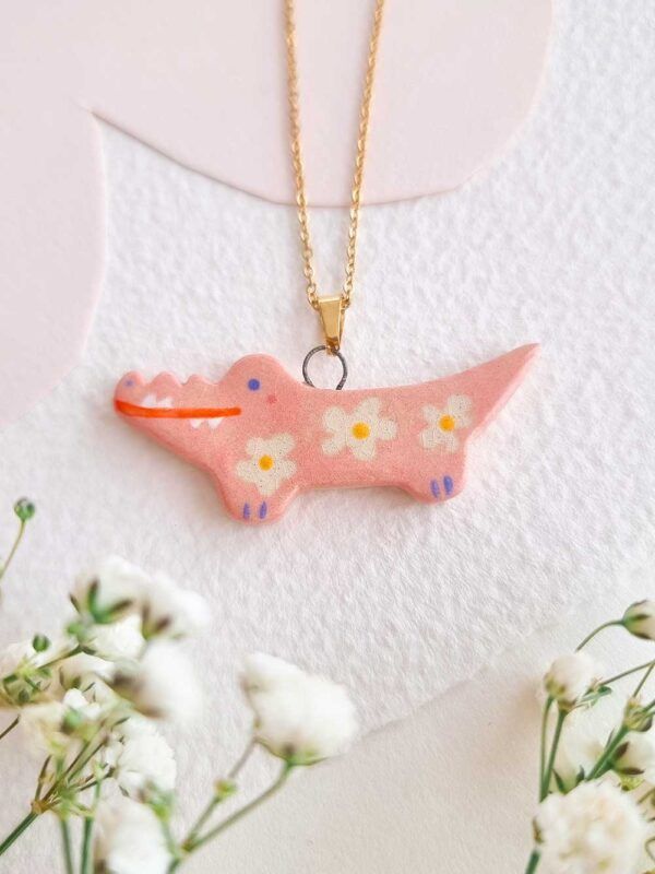 charm-ceramica-pink-alligator_1 Charm Cerámica Pink Alligator