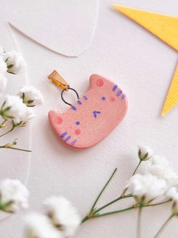 charm-ceramica-pink-cat_3 Charm Cerámica Pink Cat