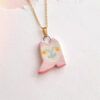 Charm Cerámica Pink Boot