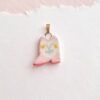 Charm Cerámica Pink Boot