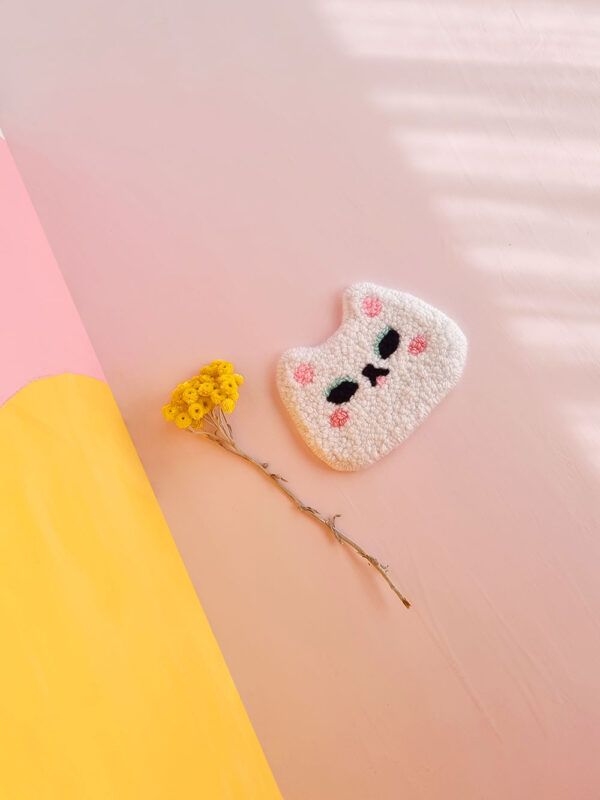 bordado-punch-needle-gato-love_2 Tapiz Punch Needle Gato Love