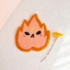 tapiz-de-pared-punch-needle-llamita_3 Tapiz de pared Punch Needle Llamita