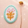 Tapiz Punch Needle Bloom Twice