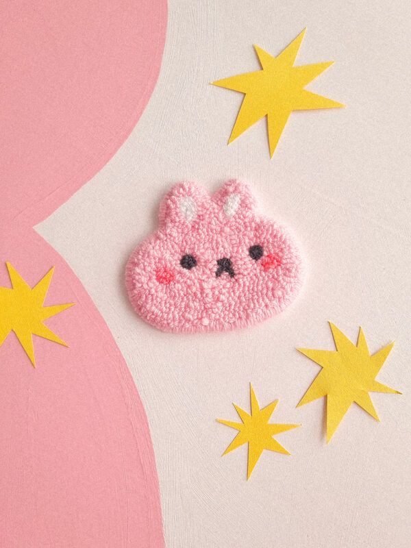 tapiz-punch-needle-pink-bunny_1 Tapiz Punch Needle Pink Bunny