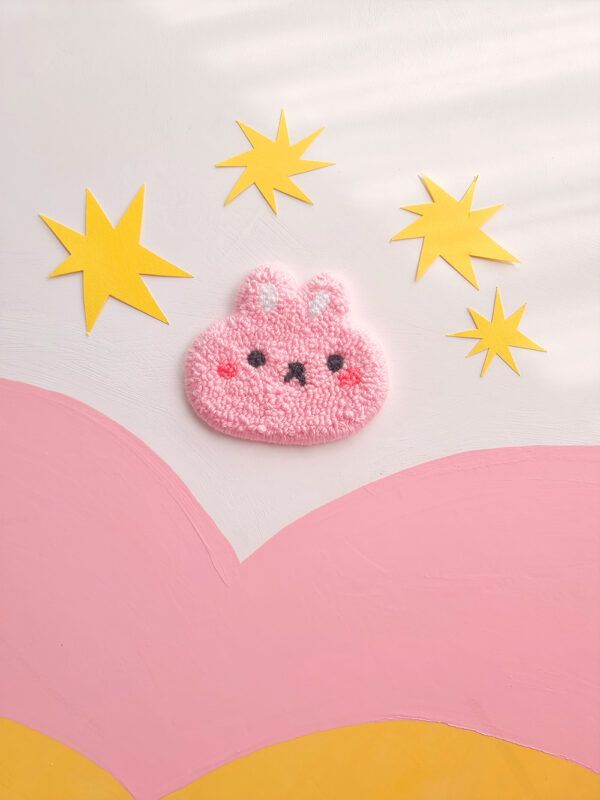 tapiz-punch-needle-pink-bunny_2 Tapiz Punch Needle Pink Bunny