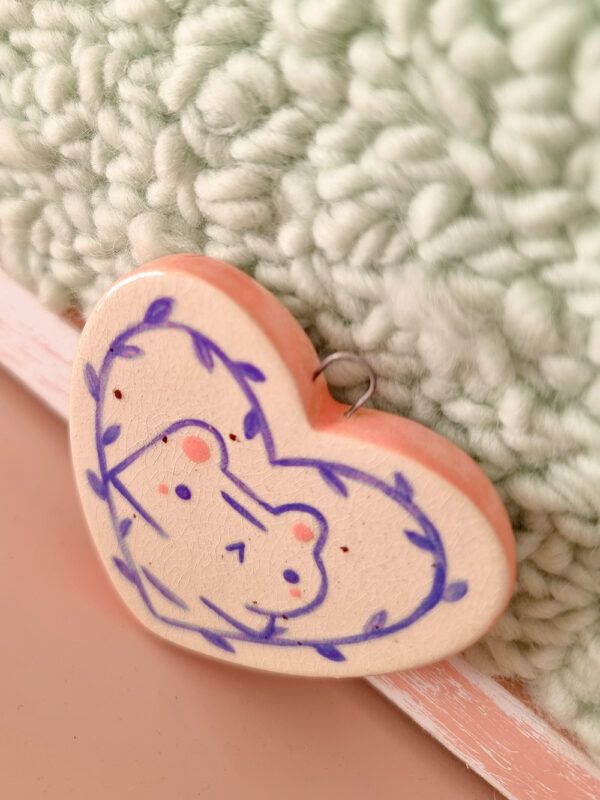 Aplique de Pared de Cerámica Loving You