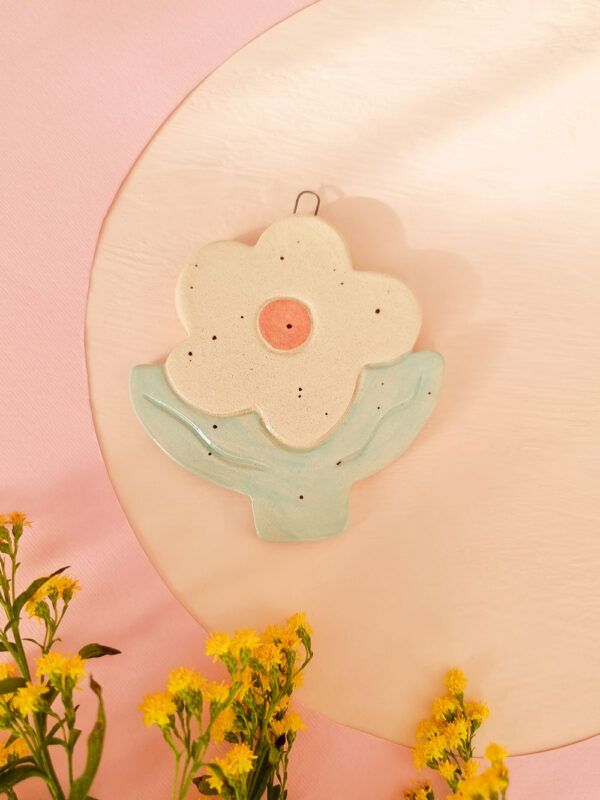 Aplique de Pared White Daisy Love