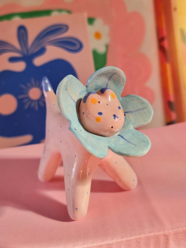 figura-de-ceramica-guepardo-flor-blue_1 Figura de Cerámica Guepardo Flor Blue Tara