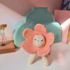 Figura de Cerámica Guepardo Flor