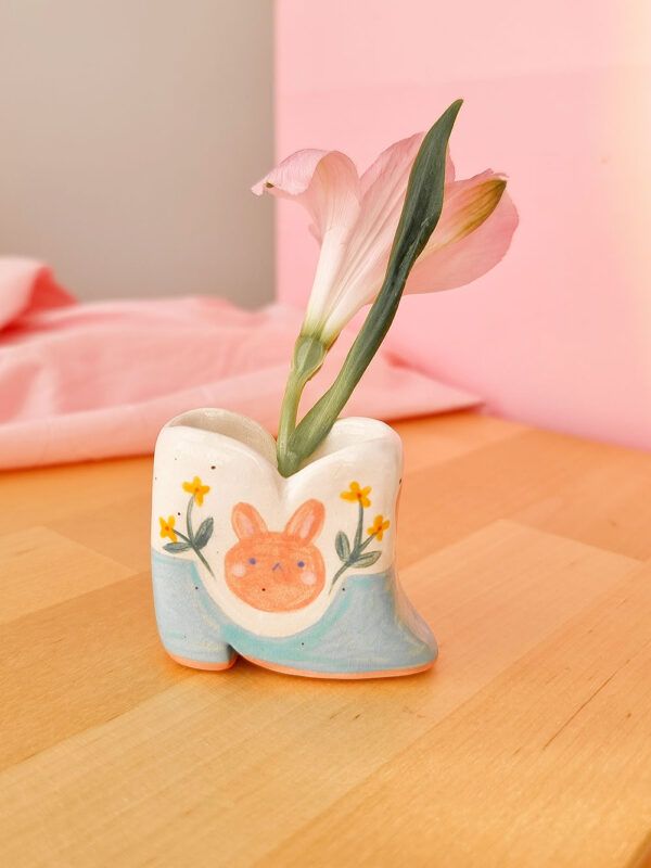 jarron-de-ceramica-bota-bunny-bloom_3 Jarrón de Cerámica Bota Bunny Bloom