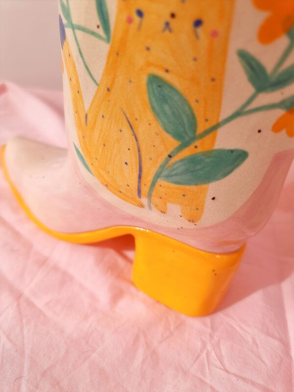 jarron-de-ceramica-bota-floral-cheetah_5 Jarrón de Cerámica Bota Floral Cheetah