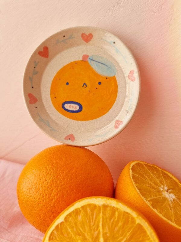 plato-de-pared-ceramica-orange_1 Plato de Pared Cerámica Orange