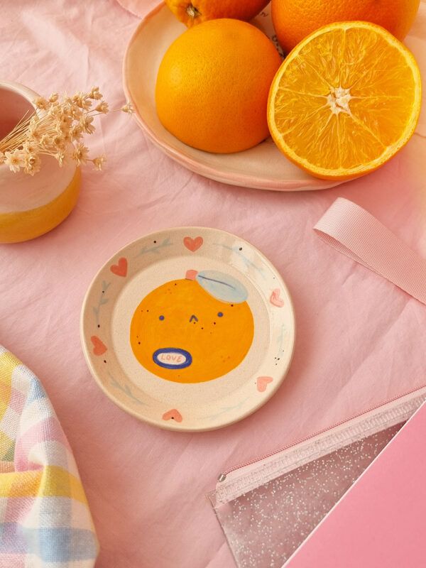 plato-de-pared-ceramica-orange_3 Plato de Pared Cerámica Orange