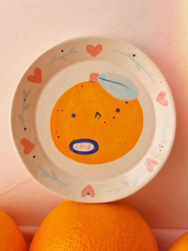 plato-de-pared-ceramica-orange_5 Plato de Pared Cerámica Orange