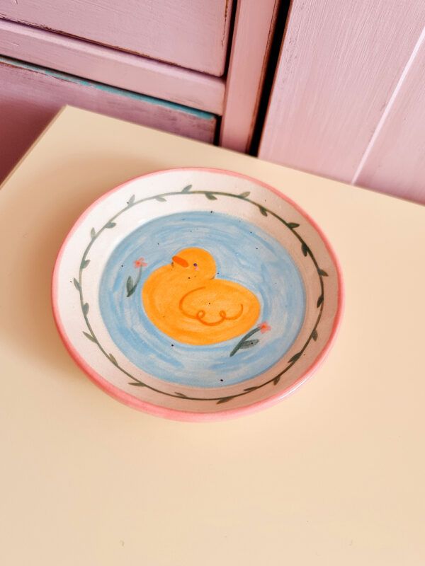 plato-de-pared-ceramica-pato-estanque_2 Plato de Pared Cerámica Pato Estanque