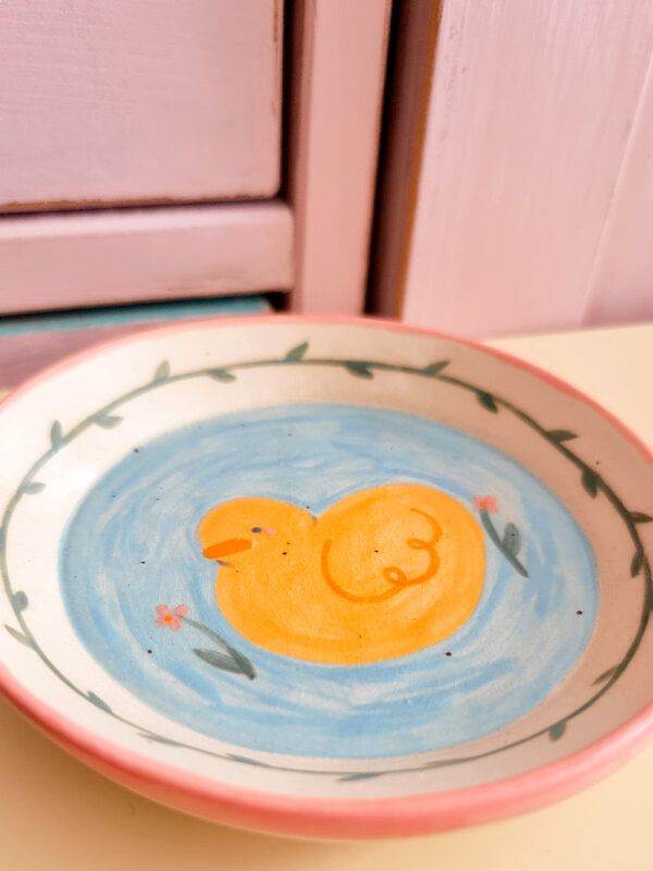 plato-de-pared-ceramica-pato-estanque_4 Plato de Pared Cerámica Pato Estanque