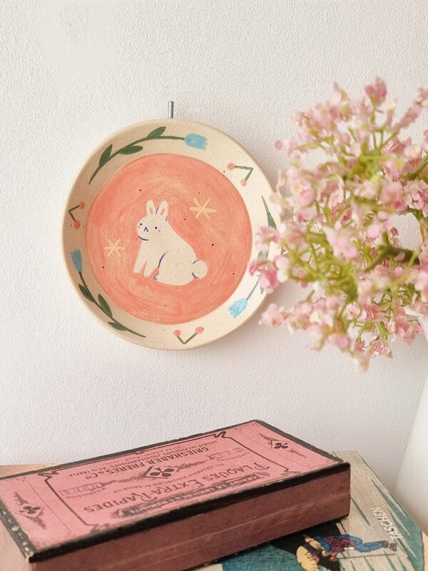 plato-de-pared-ceramica-primavera_2 Plato de Pared Cerámica Primavera