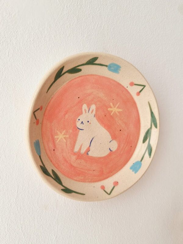 plato-de-pared-ceramica-primavera_4 Plato de Pared Cerámica Primavera