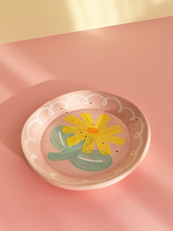 plato-de-pared-ceramica-sunflower_4 Plato de Pared Cerámica Sunflower Tara