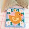 Funda de Cojín Punch Needle Ducky Duck