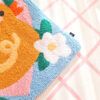 Funda de Cojín Punch Needle Ducky Duck
