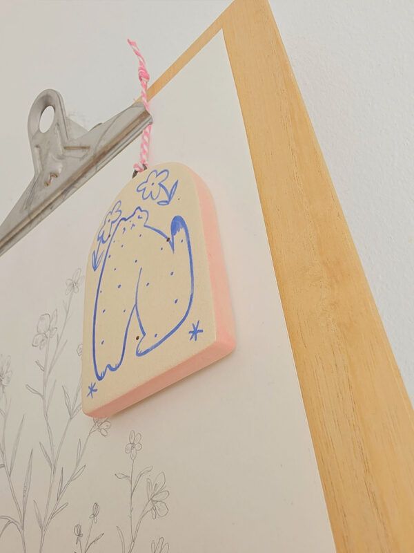 Aplique de Pared de Cerámica Floral Mind