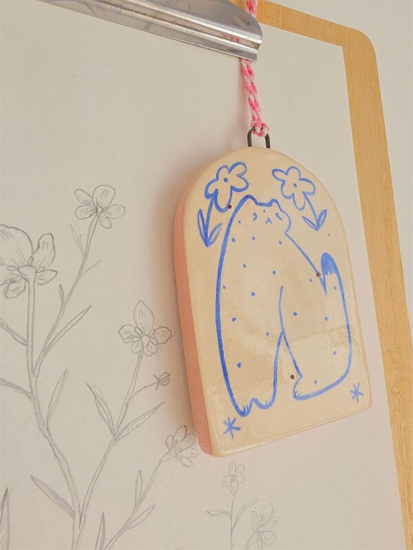 Aplique de Pared de Cerámica Floral Mind