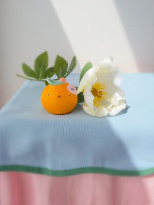 Figura de Cerámica Orange Mediana