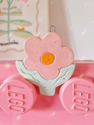 Aplique de Pared de Cerámica Daisy Garden